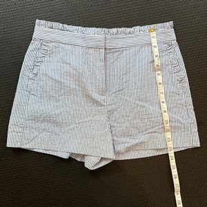 J. Crew seersucker shorts, size 2
